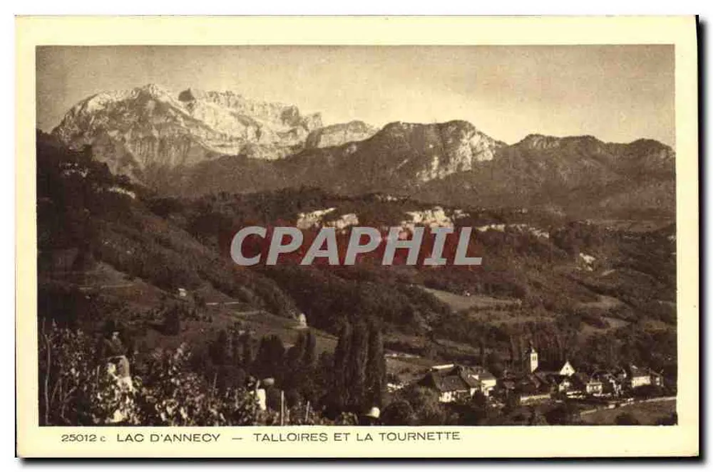 See Annecy — Talloires und La Tournette — Sammlung La Savoie - Vorderseite