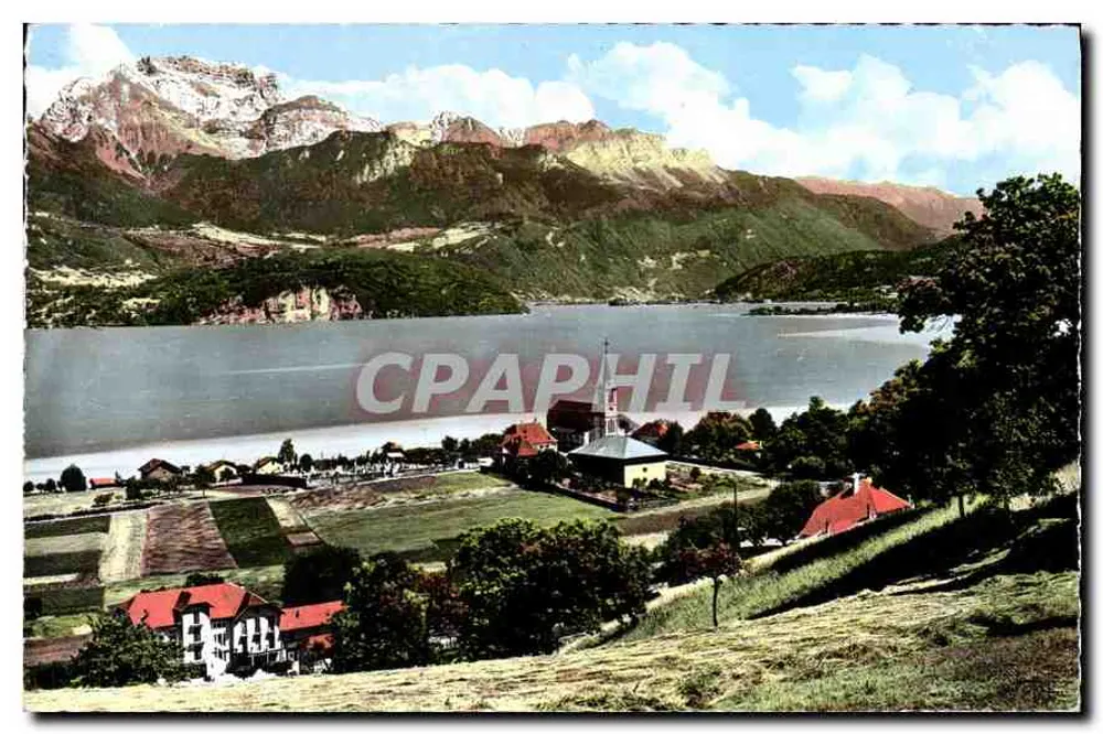 Lago de Annecy — visto de Sévrier — Edições S.A.P.A.C. - Frente