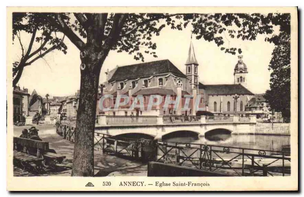 Annecy — Kirche Saint-François — 520 - Vorderseite