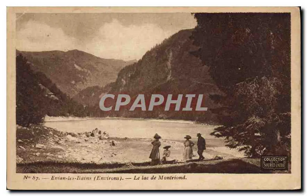 Evian-les-Bains (Umgebung) — See Montriond — Sammlung Source Chou - Vorderseite