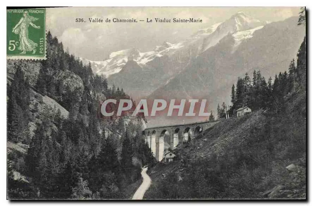 Vallei van Chamonix — Het Viaduct Sainte-Marie — Uitgever: 536 - Voorkant