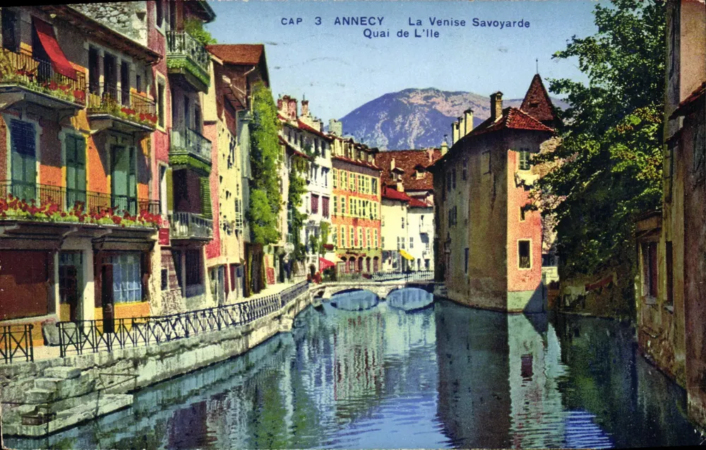Annecy — La Venise Savoyarde, Quai de L'Île — CAP 3 - Vorderseite