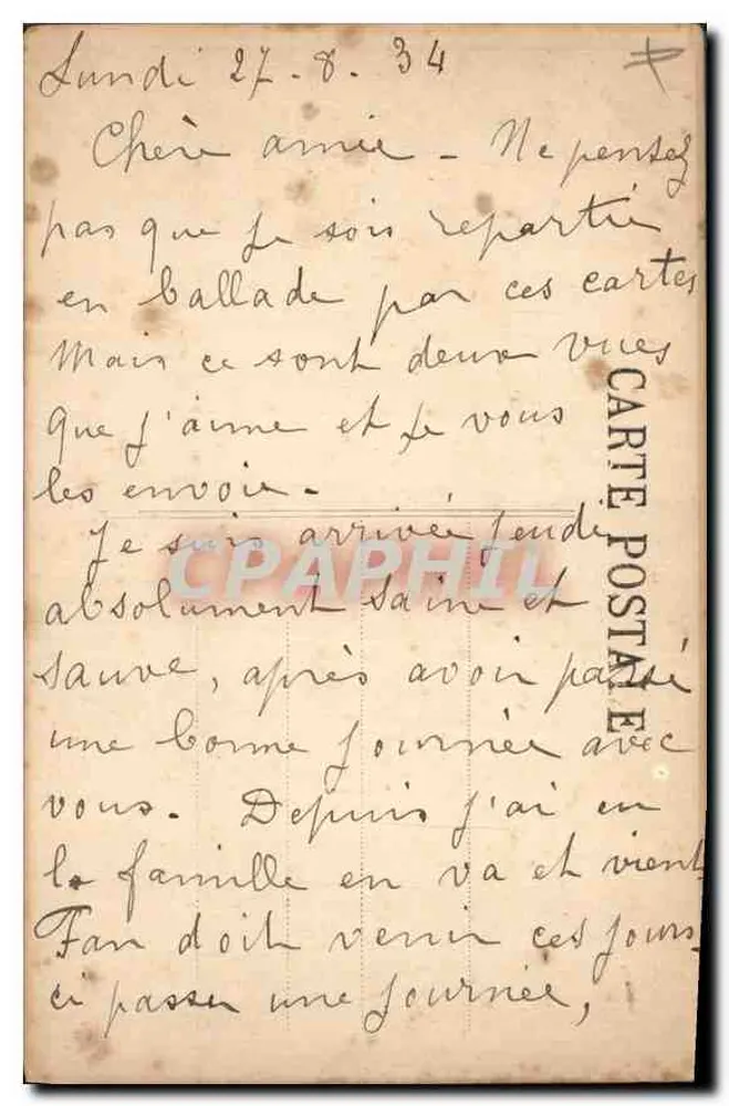 Annecy — As Velhas Prisões — Editor Platinoravuse, Paris, n°43 - Verso