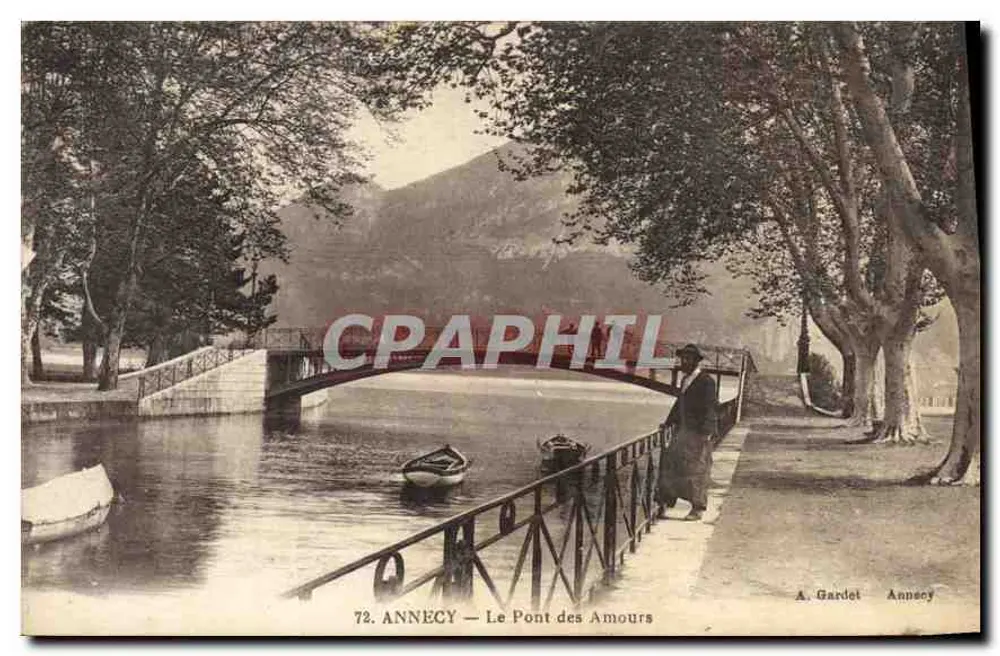 Annecy — O Ponte dos Amores — A. Gardet Annecy - Frente