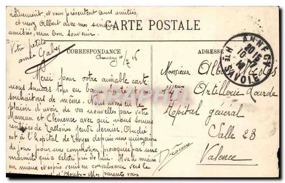 Talloires e o Castelo — LL. — n° 161 - Verso