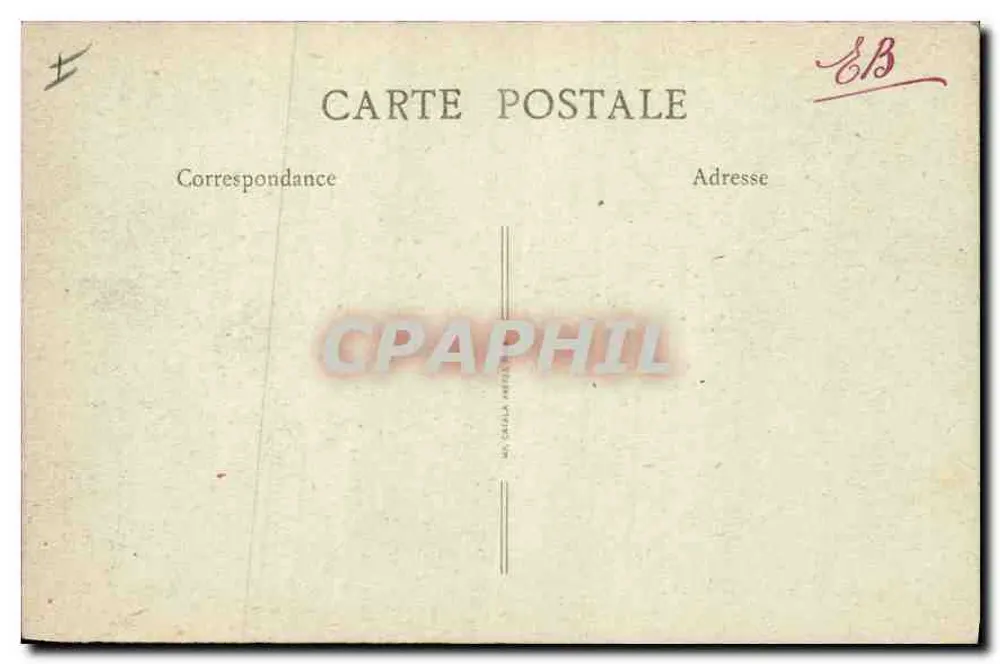 Massif du Mont-Blanc — Chamonix, Gare de Montenvers und die Mer de Glace — G. P., Paris, n° A-11 - Rückseite