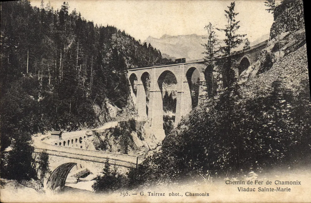 Viadukt Sainte-Marie — Chamonix — G. Tairraz phot., Chamonix - Vorderseite