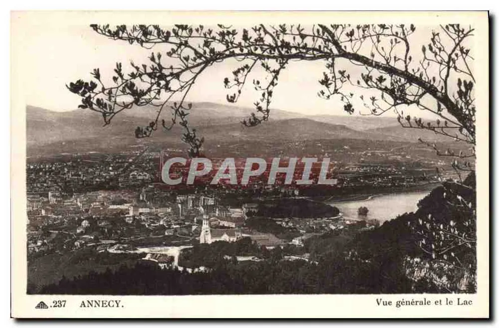 Annecy — Vista geral e o Lago — n°237 - Frente