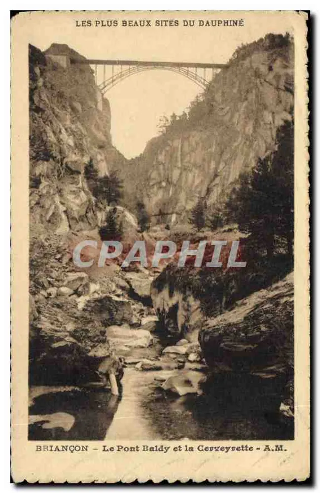 BRIANÇON — Die Brücke Baldy und die Cerveyrette — A.M. - Vorderseite