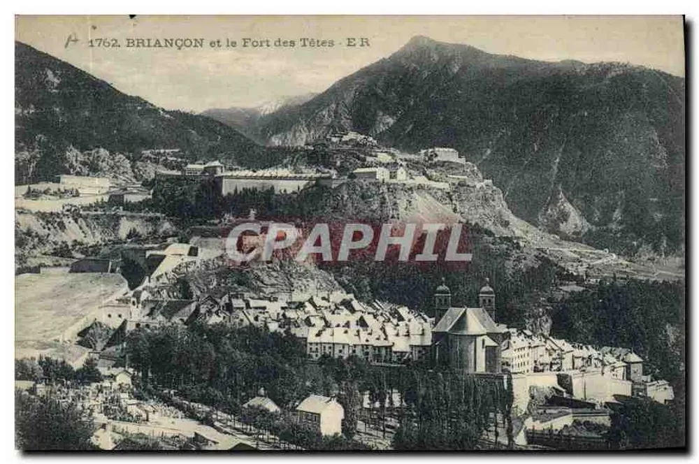 Briançon e o Forte das Cabeças — Editor E.R. n°1762 - Frente