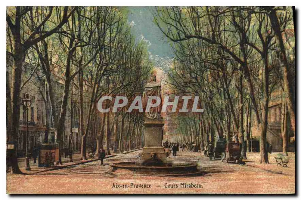 Aix-en-Provence — Cours Mirabeau — editor não identificado, número de série não visível - Frente