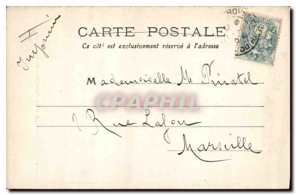 AIX-en-PROVENCE — Innenansicht der Kirche Saint-Jean-de-Malte — Sammlung C. M. - Rückseite