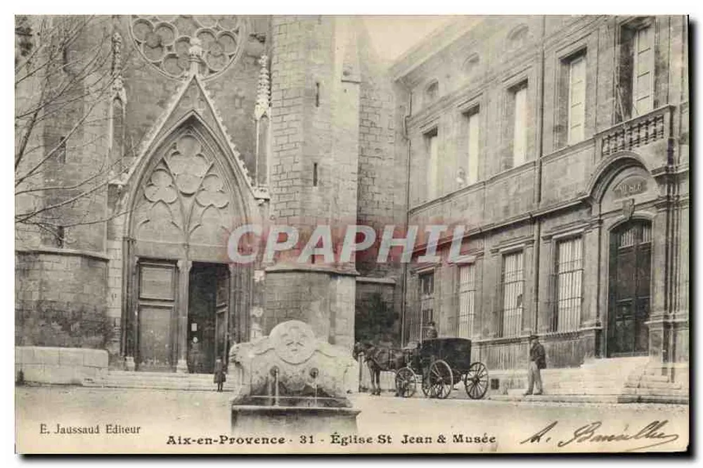 Aix-en-Provence — Chiesa di San Giovanni & Museo — E. Jaussaud Editore, n°31 - Recto