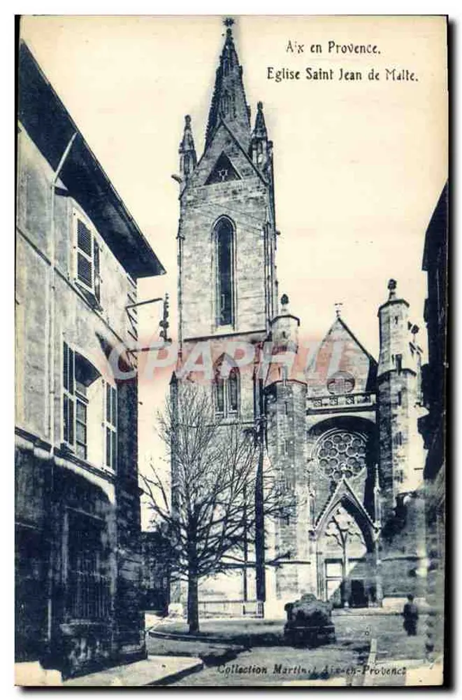 Aix-en-Provence — Kirche Saint Jean de Malte — Sammlung Martin, Aix-en-Provence - Vorderseite
