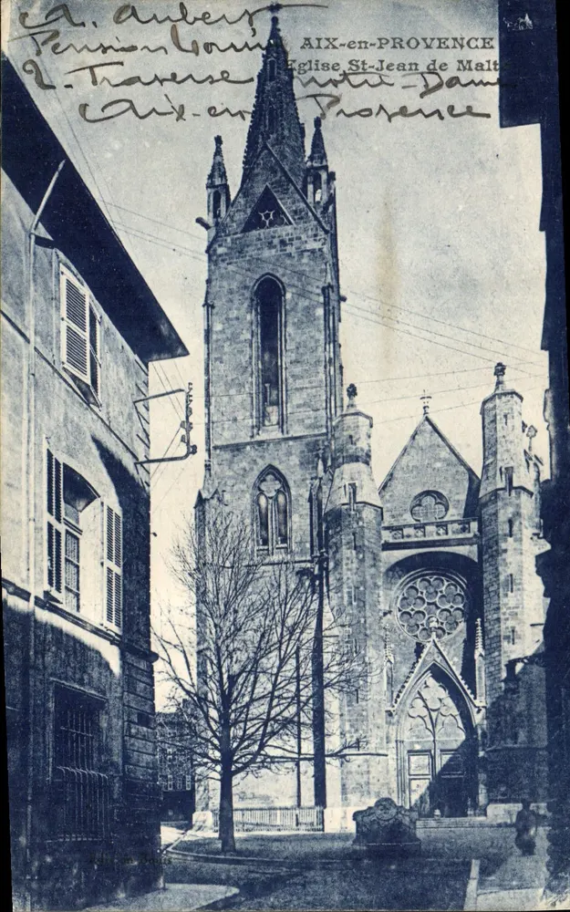Kirche Saint-Jean in Marseille — Aix-en-Provence — unbekannter Verlag, Seriennummer nicht sichtbar - Vorderseite