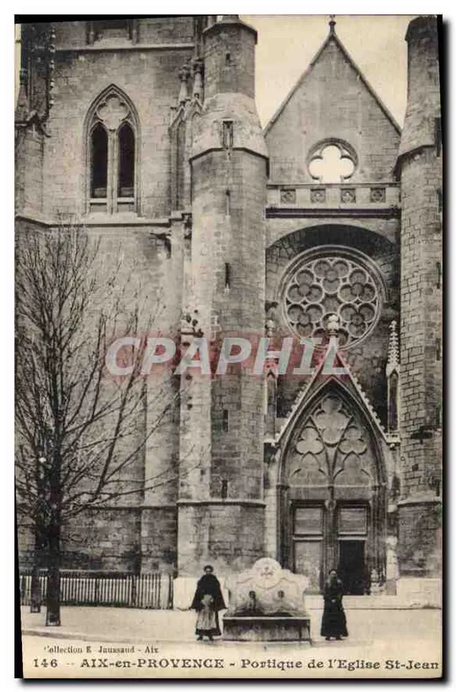 Portikus der Kirche St-Jean — Aix-en-Provence — Sammlung R. Juassaud, n°146 - Vorderseite