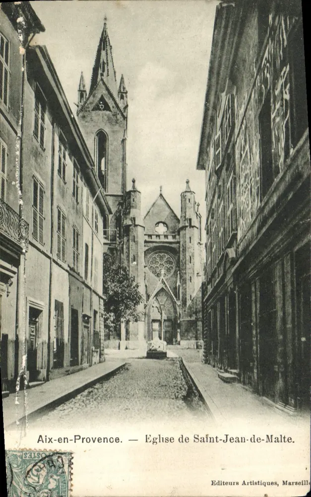 Aix-en-Provence — Kirche Saint-Jean-de-Malte — Künstlerverlag, Marseille - Vorderseite