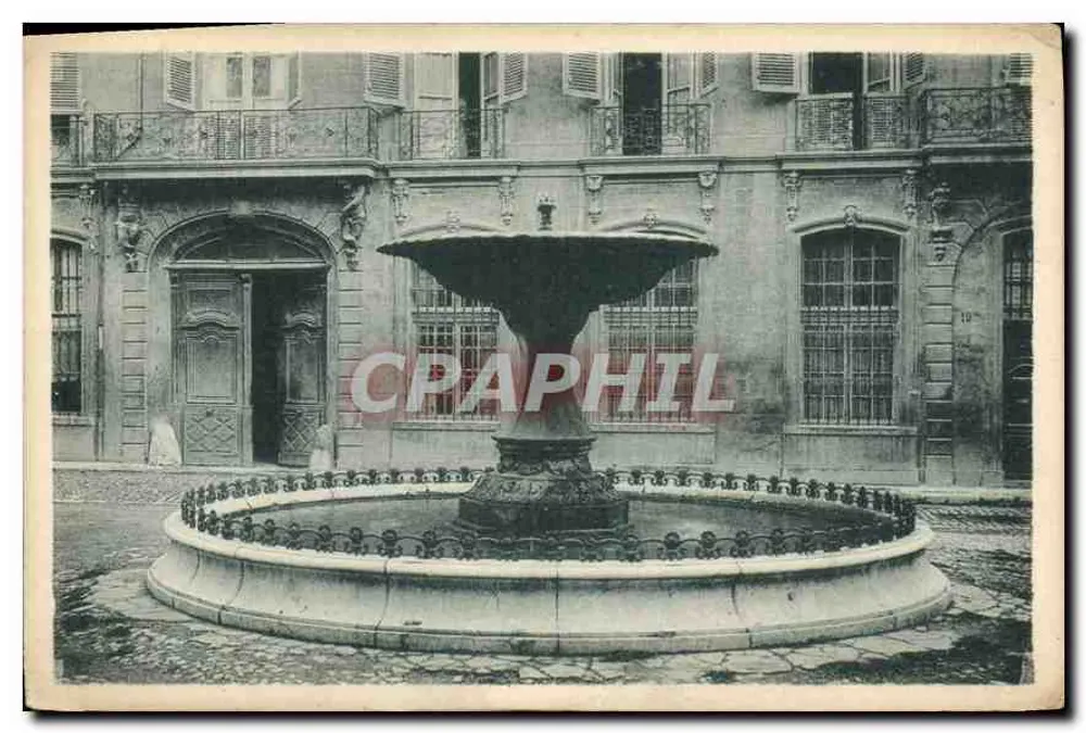 Aix-en-Provence — Fontaine d'Albertas — editor não identificado - Frente