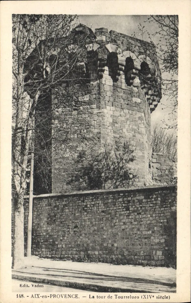 Aix-en-Provence — Die Tourrelueo-Turm (14. Jahrhundert) — Edit. Vadon n°148 - Vorderseite