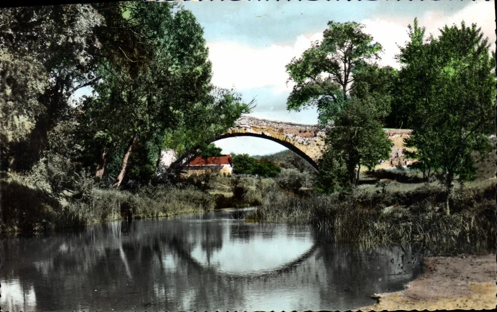 Der Trols Soutets-Brücke — Umgebung von Aix-en-Provence — Éditions de France, n° 2032 - Vorderseite