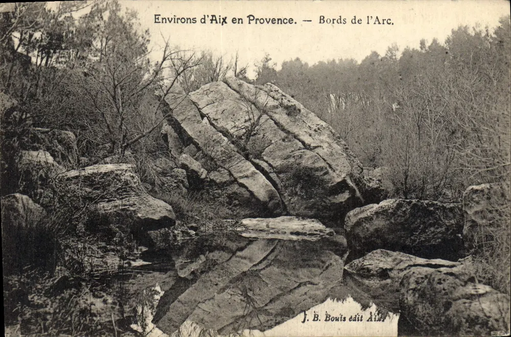 Margens do Arc — Arredores de Aix-en-Provence — J. B. Bouits édit Aix - Frente