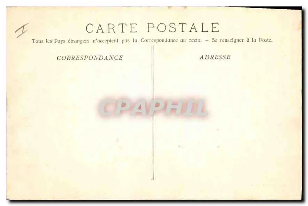 Schluchten des Arc bei St.-Marc de l'Arc — Sammlung Jaussaud - Aix-en-Provence — n°13 - Rückseite