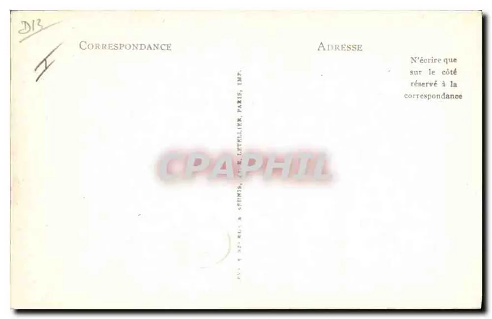 Aix-en-Provence — O Cours Mirabeau — LL - Verso
