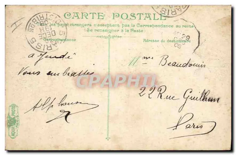 Aix-en-Provence — Viaduc des Eisenbahnwegs zur Schlucht — Verlag L.V. A.C. n°2599 - Rückseite