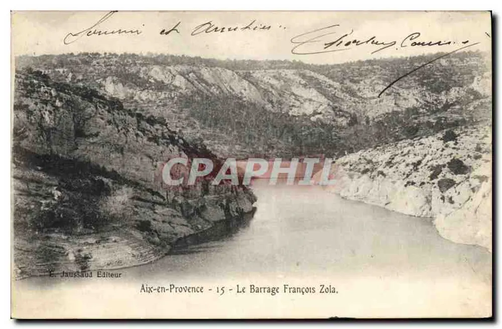 Aix-en-Provence - Der François Zola-Staudamm — Verlag E. Jaussaud, n°15 - Vorderseite