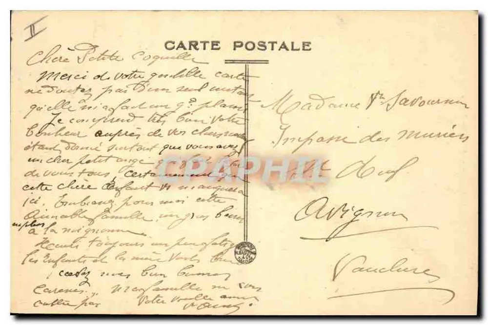 Aix-en-Provence — Hotel dos Correios — Ed. Bouis - Verso