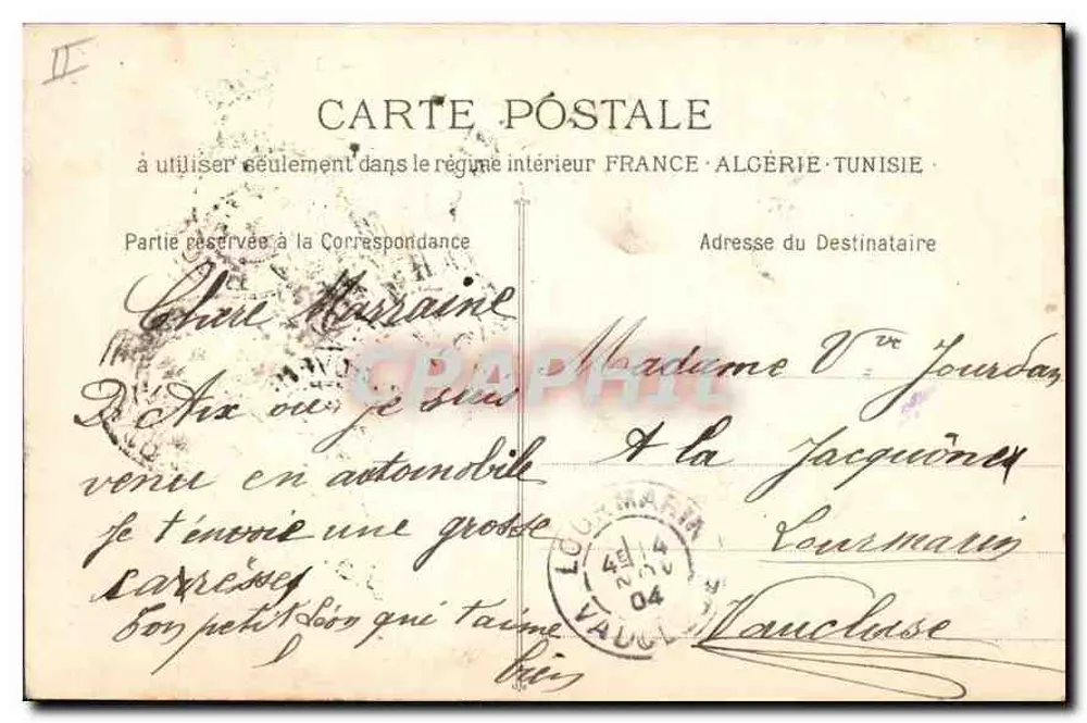 Aix-en-Provence — Gorges do Arco — editor C.M. (C.M. C.M.) - Verso