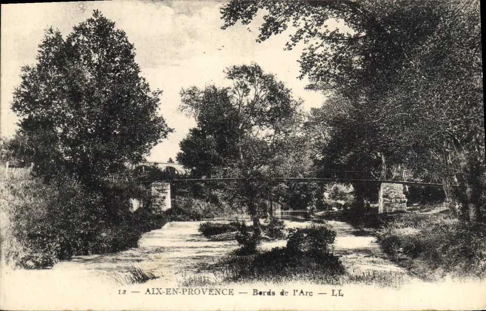 Aix-en-Provence — Margens do Arc — LL - Frente