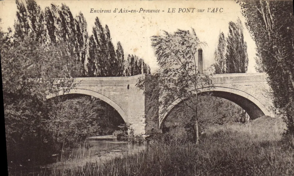 Aproximidades de Aix-en-Provence — O PONTE sobre a AFC — Editor não identificado - Frente