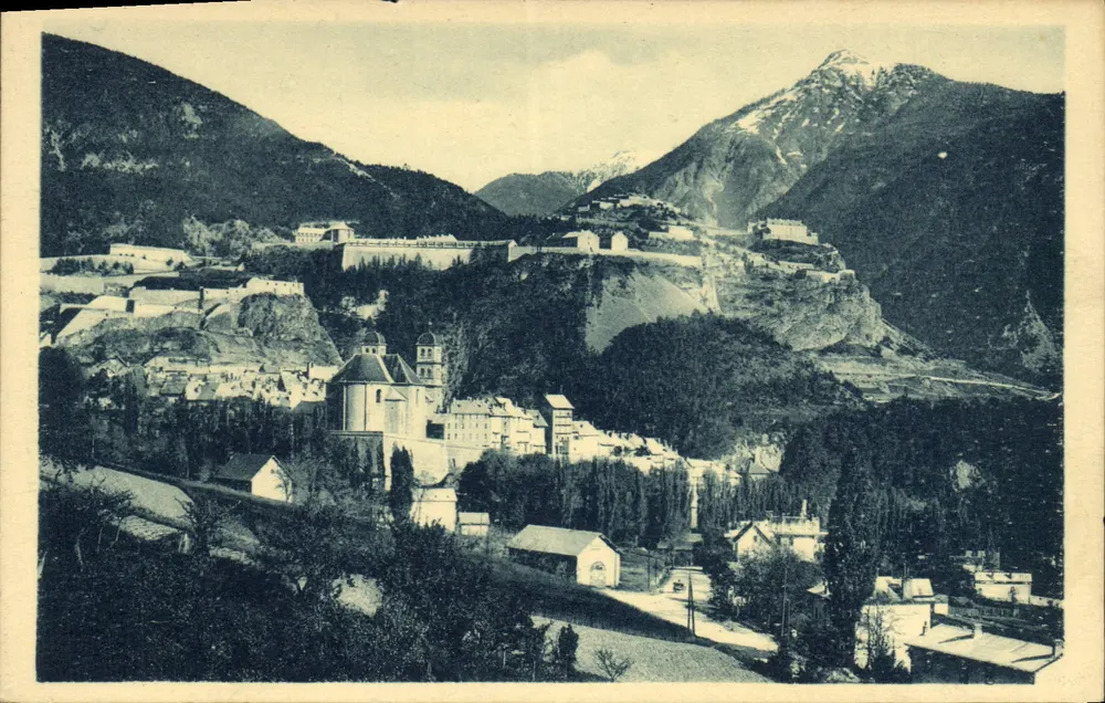 Briançon — La Iglesia y los Fortes avanzados — Dauphiné - Grenoble - Anverso