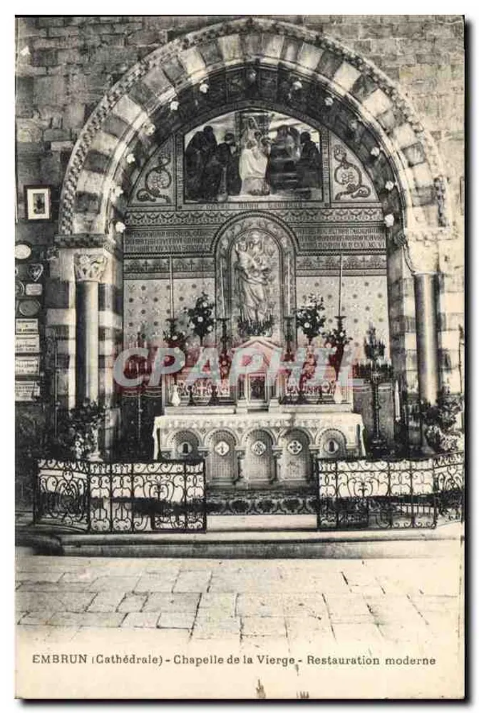 Embrun (Kathedrale) - Kapelle der Jungfrau - Moderne Restaurierung - Vorderseite