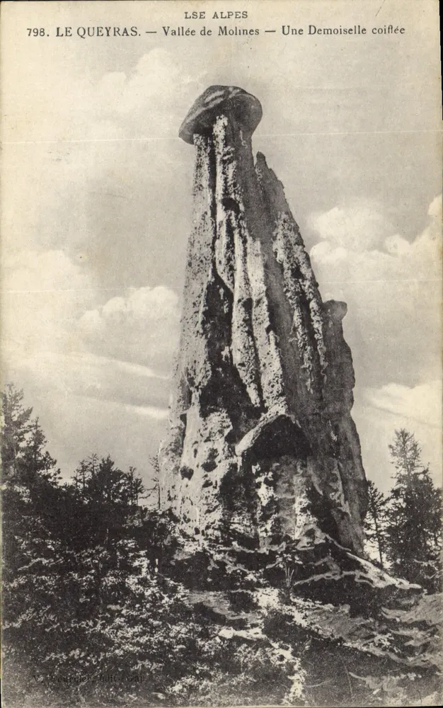 Le Queyras — Tal der Molines — Eine Dame mit Frisur — Verlag: LSE ALPES, Nr. 798 - Vorderseite
