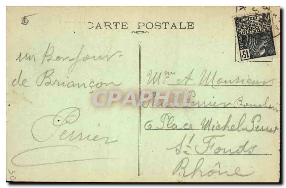 A Porta de Embrun — Forte das Têtes, Grande Maye, Cruz de Bretanha — Editor: Attila Tombers, Gap, n° 297 - Verso