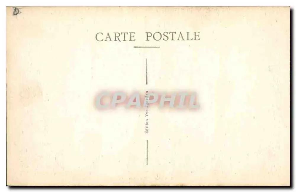 Briancón — O Ponte d'Asfeld — Edição Vve Japhil - Verso