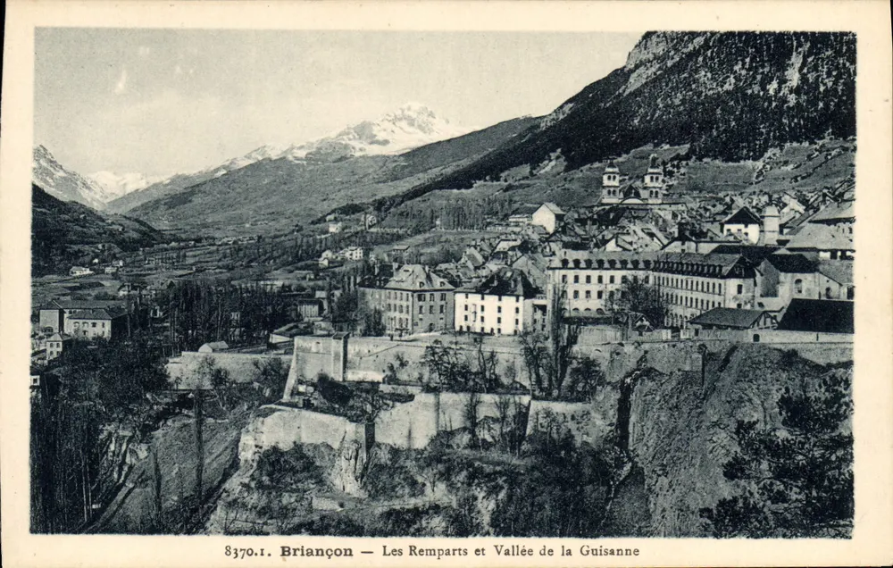 Briancón — Die Mauern und das Tal der Guisanne — A. Houllier (Trousse) - Vorderseite