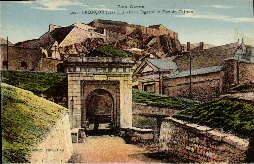 Briancón (1321 m.) - Porte Pigneron und Fort du Château - Bournier, Verlag, Gap - Vorderseite