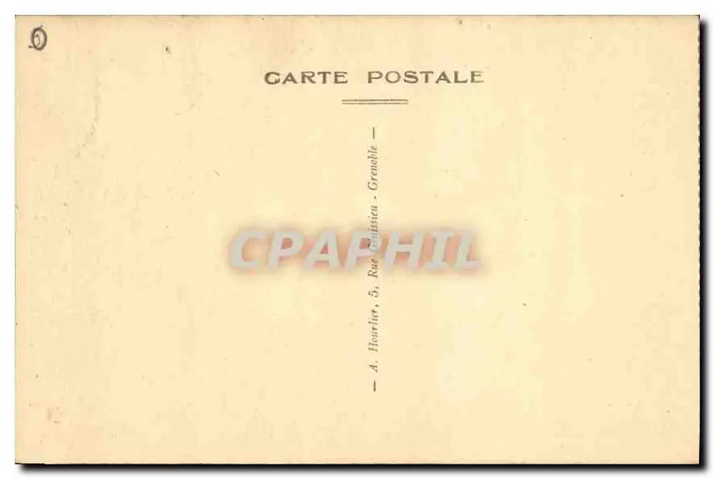 Rodovia do Lautaret — A Cachoeira da Pucelle — A. Heurtier, Grenoble - Verso