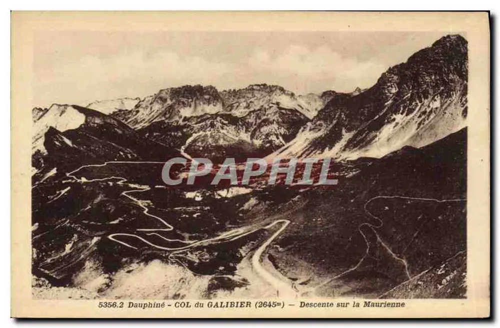 Col du Galibier (2645m) — Abstieg in die Maurienne — Dauphiné - Vorderseite
