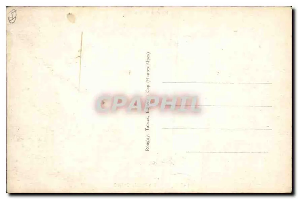 See von Saint-Appolinaire — Hautes-Alpes — Verlag Rougery, Gap - Rückseite