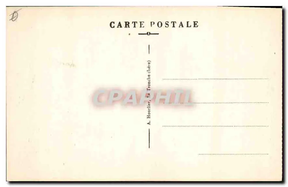Briançon (1127 m.) — Vista Geral e a Estrada — A. Houllier, La Tronche (Isère) - Verso