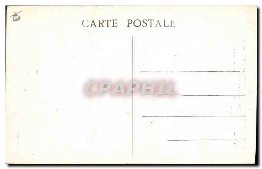 Briançon — Allgemeine Ansicht und die Chaussée — Verlag J. Joubert, Paris - Rückseite