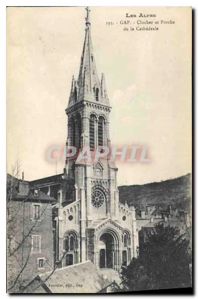Gap - Turm und Portal der Kathedrale — Fournier, Verlag, Gap - Vorderseite
