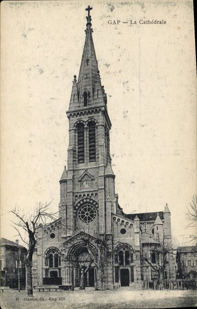 GAP — La Cathédrale — H. Gache, dit Gap 213 - Frente
