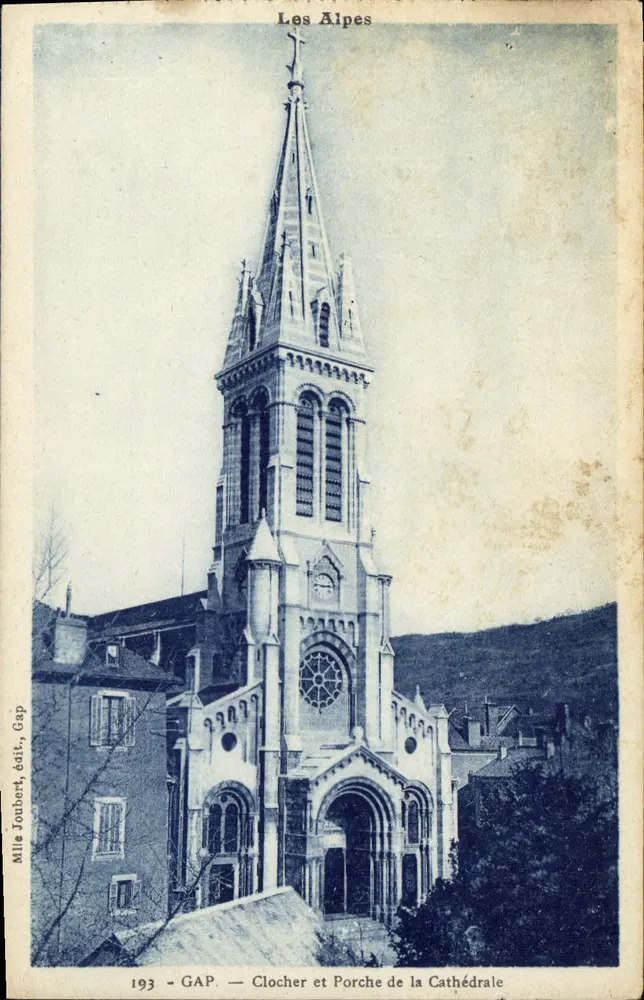 Gap — Turm und Portal der Kathedrale — Mile Joubert, Gap, 193 - Vorderseite