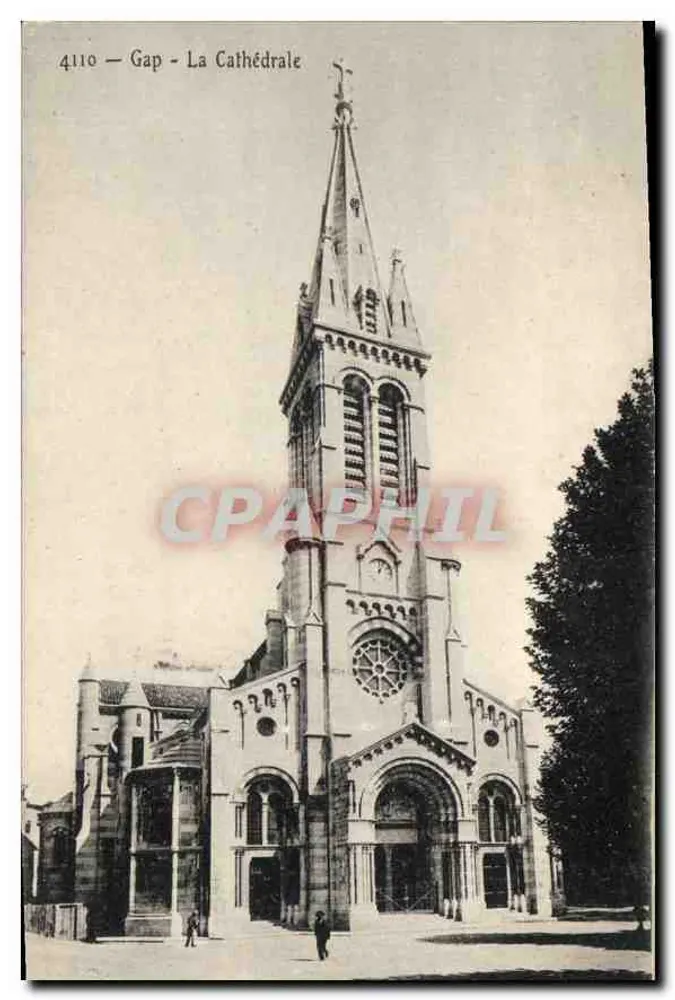 Gap - Die Kathedrale — Antike Ansichtskarte n°4110 - Vorderseite