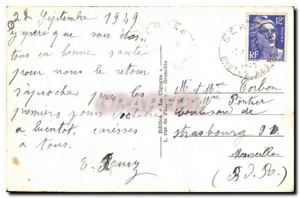 Serres (Hautes-Alpes) — Die Steinbrücke — Edition « Les Cigogne » - Rückseite